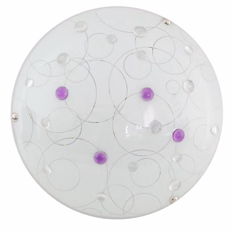 Lampada LED da parete/soffitto ASTRO - 10 W, 4000 K (bianco diurno), 30 cm, rotonda, bianca/viola