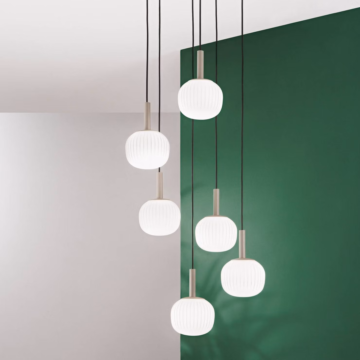 Luce Ambiente Design Lampada a sospensione Eris, dimmerabile, Marrone / Ruggine, Soggiorno / Sala da pranzo, Alluminio, Moderno, Lampada a sospensione