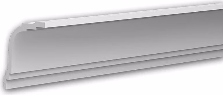 Profhome 650244 Modanatura d'angolo Modanatura del soffitto Modanatura decorativa Modanatura per stucchi 2 m