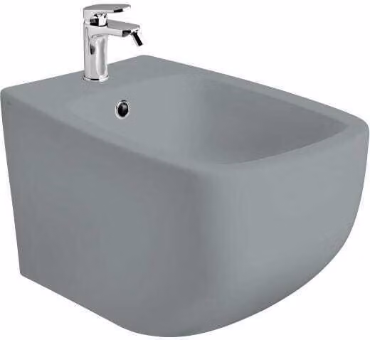 Bidet sospeso grigio opaco | Mozart