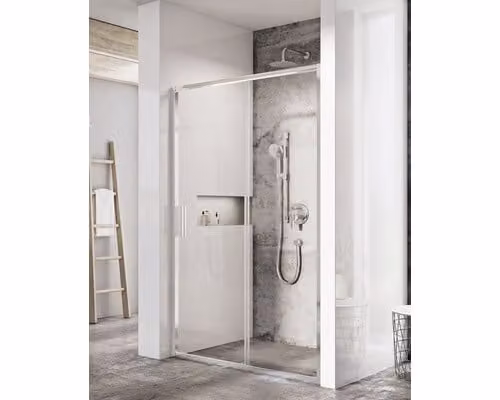 Porta doccia per nicchia Porta doccia per schermo doccia RAVAK BLSDP2 - 110 Blix Slim 110 cm telaio colore alluminio vetro decorato vetro trasparente X0PMD0C00Z1