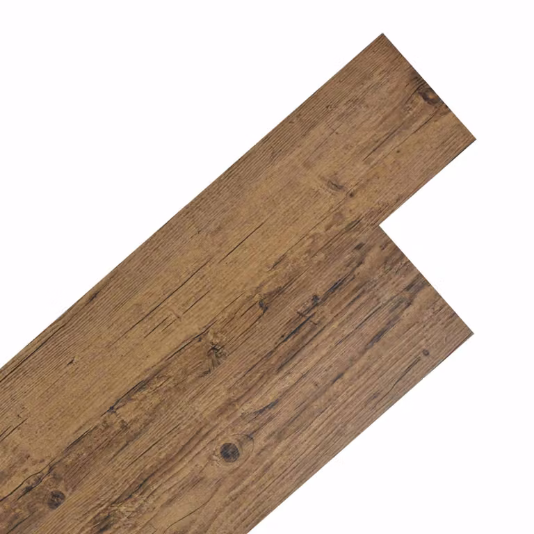 Plance per Pavimenti Autoadesive vidaXL in PVC Effetto Legno Marrone L: 61,0 cm, P: 30,5 cm, H: 0,5 cm