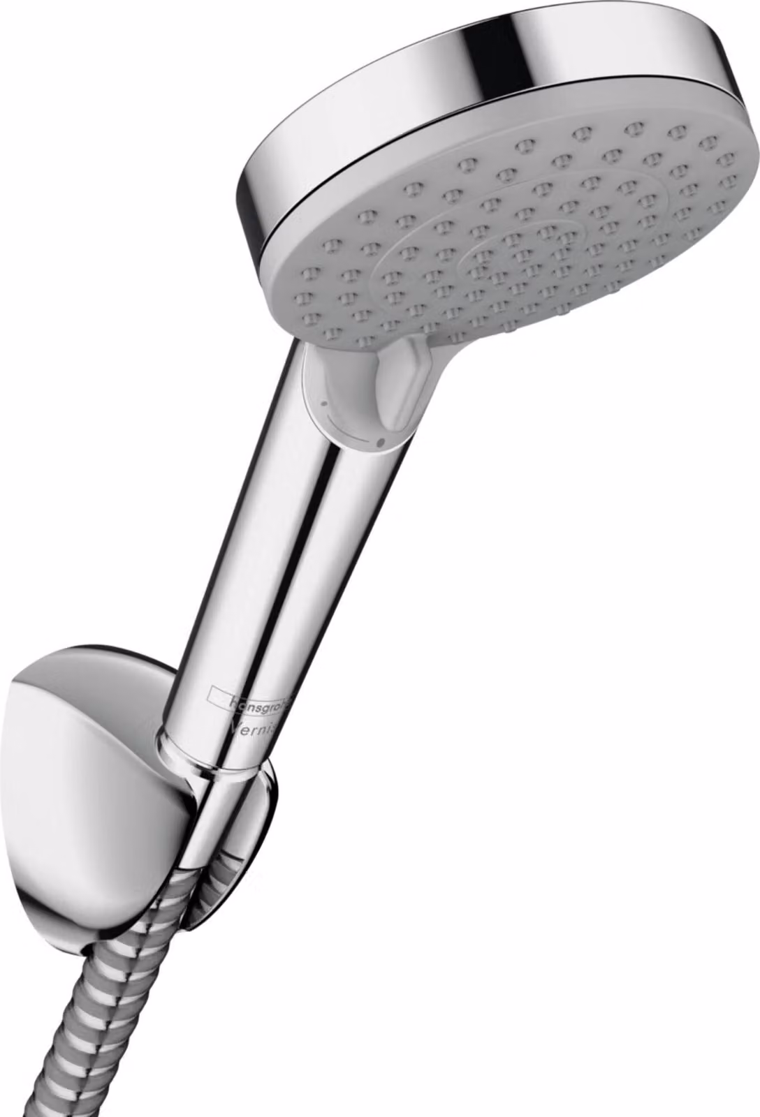 Soffione doccia HANSGROHE a 2 getti, flessibile e supporto, cromato