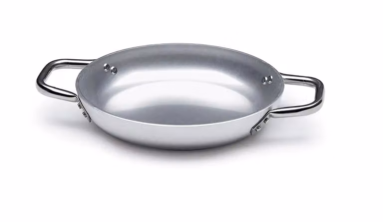 Tegame in alluminio con due maniglie in acciaio inox, spessore 5 mm, diam. 28cm