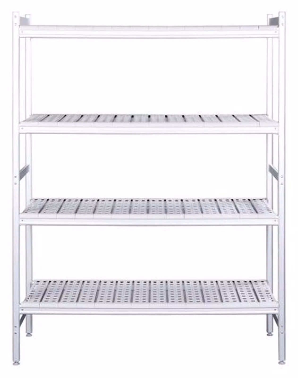 Scaffale Saro 708x475mm realizzato in alluminio con plastica