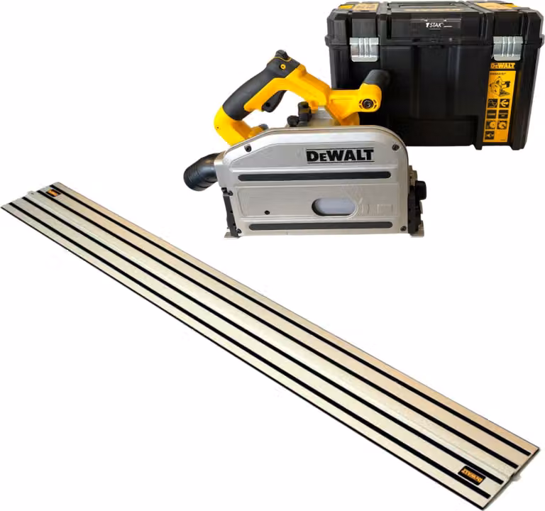 Sega circolare a immersione DeWalt DWS 520 KT 1300 Watt 165 mm + lama + guida + TSTAK