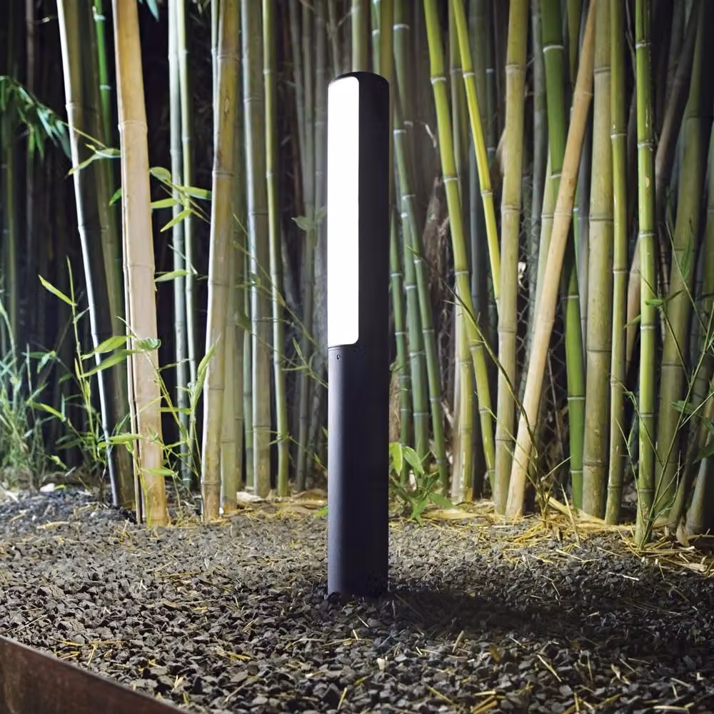 Lampione da giardino Ideal Lux Etere Bollard LED 10W in alluminio e plastica colore grigio o nero – 2