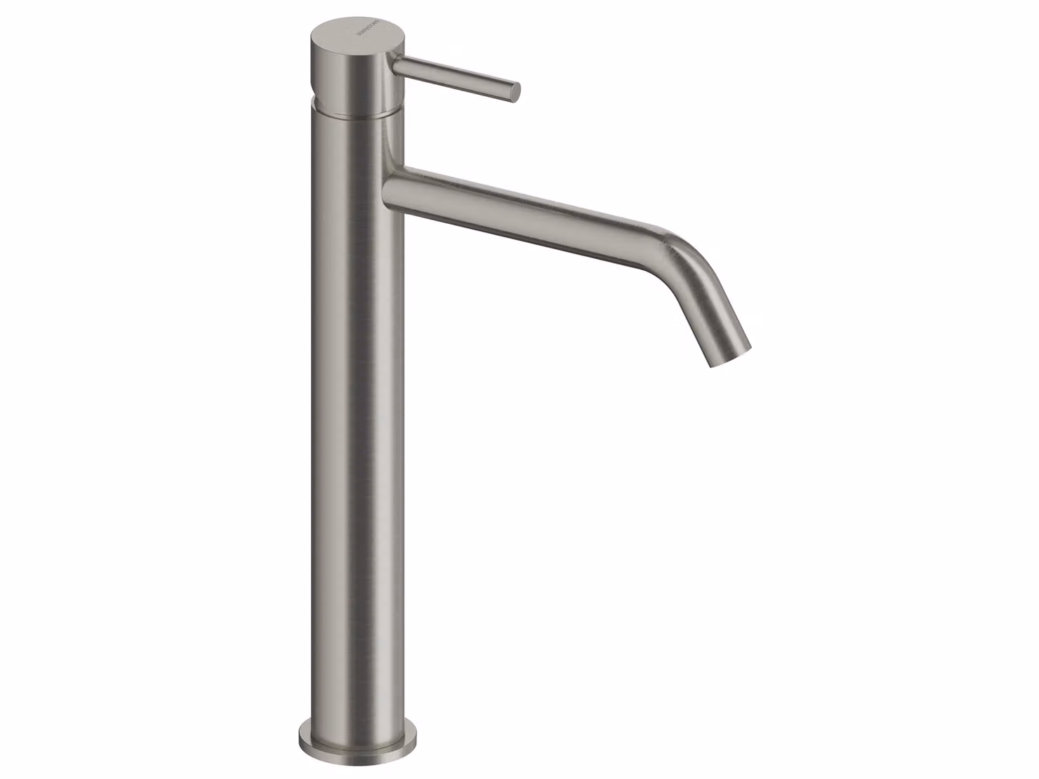 SANYCCES LOOP ColdOpen Miscelatore monocomando per lavabo 36,3 cm, nichel spazzolato