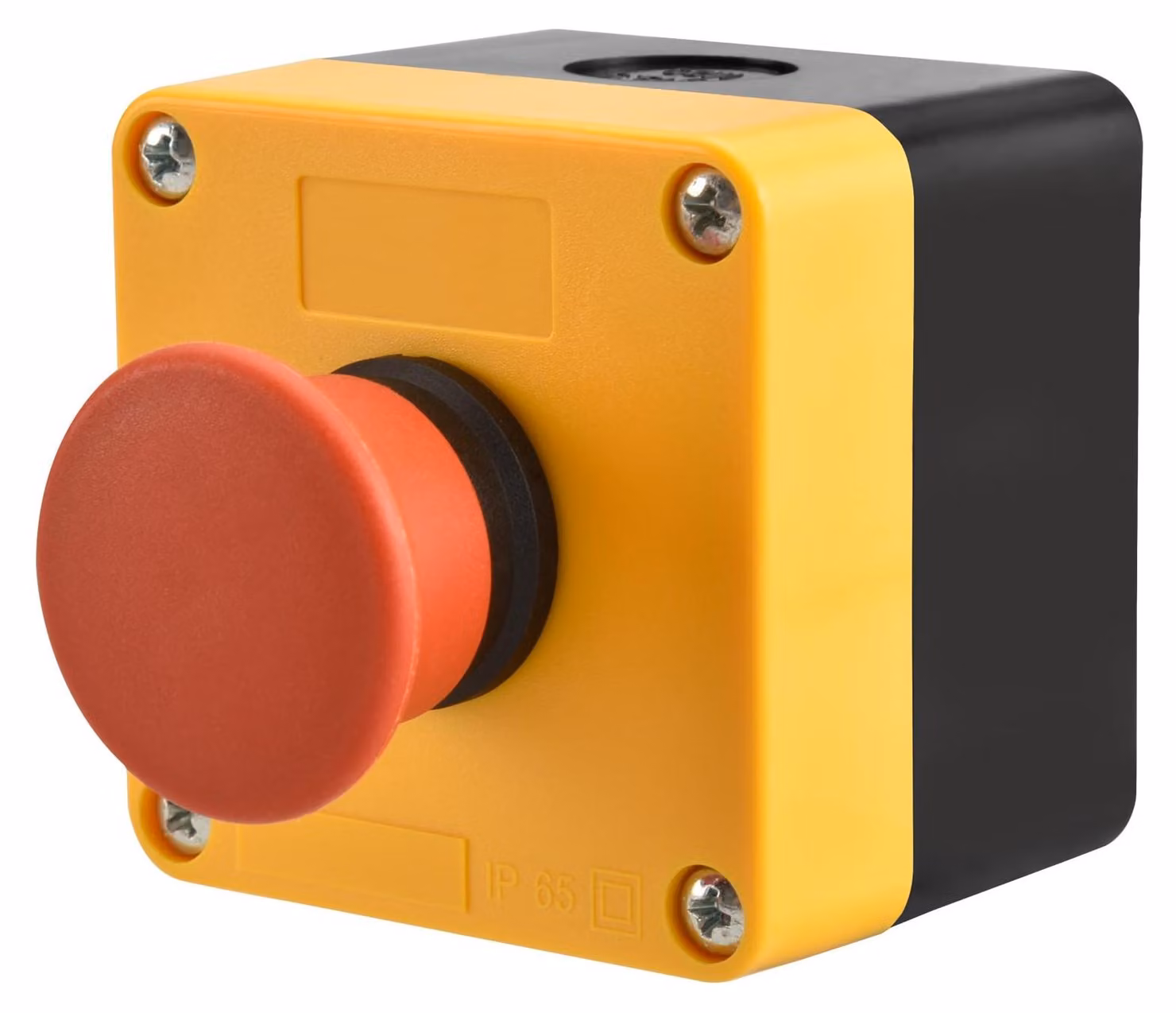 Interruttore a pulsante 660V 10A 1NO 1NC, grado di protezione IP65, per montaggio a scatola