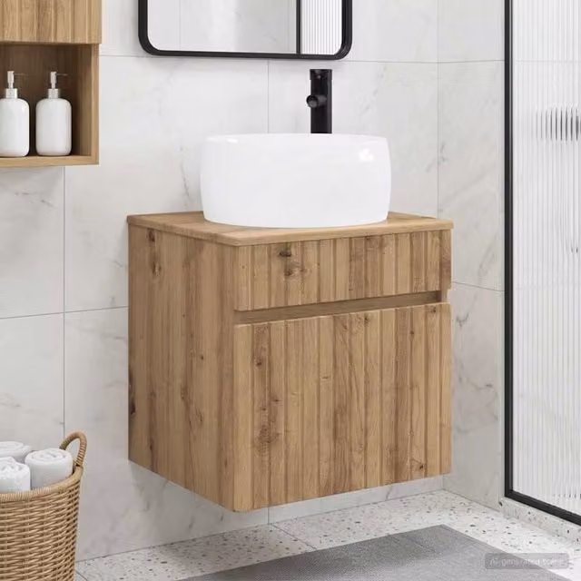 Mobile lavabo da parete Rovere Artigianale 49 x 44,5 x 66 cm 890621