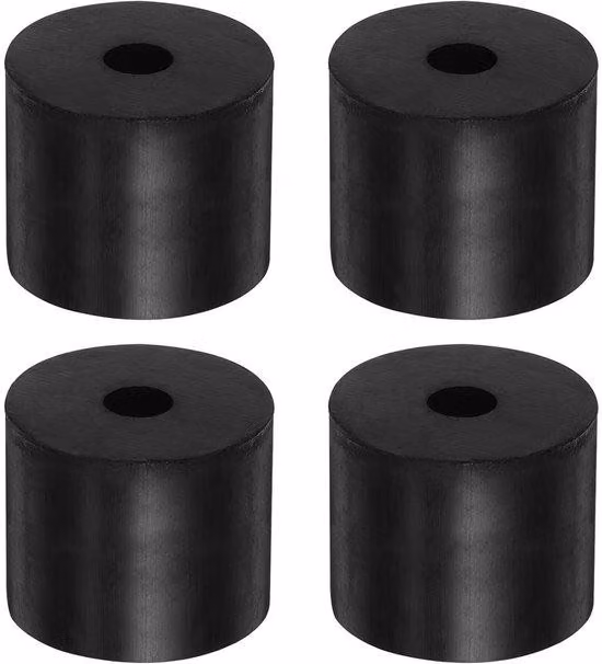 Cuscinetti ammortizzanti in gomma, 40 mm (esterno) - 10 mm (interno), in neoprene, per auto e barche