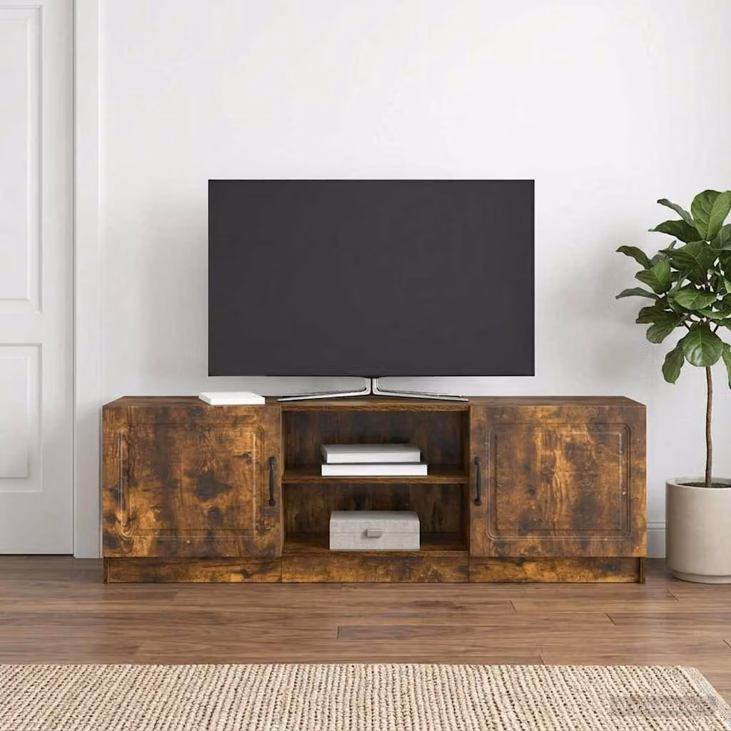Mobile TV vidaXL in legno ingegnerizzato stile vintage colore marrone L: 150 cm, P: 31 cm, H: 47 cm