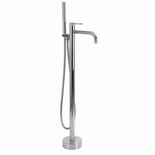 Rea - Rubinetto per vasca da bagno Venti cromato, 26 x 16 x 115 cm
