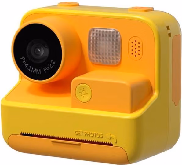 Fotocamera per bambini da stampa PICOCICI K27 giallo