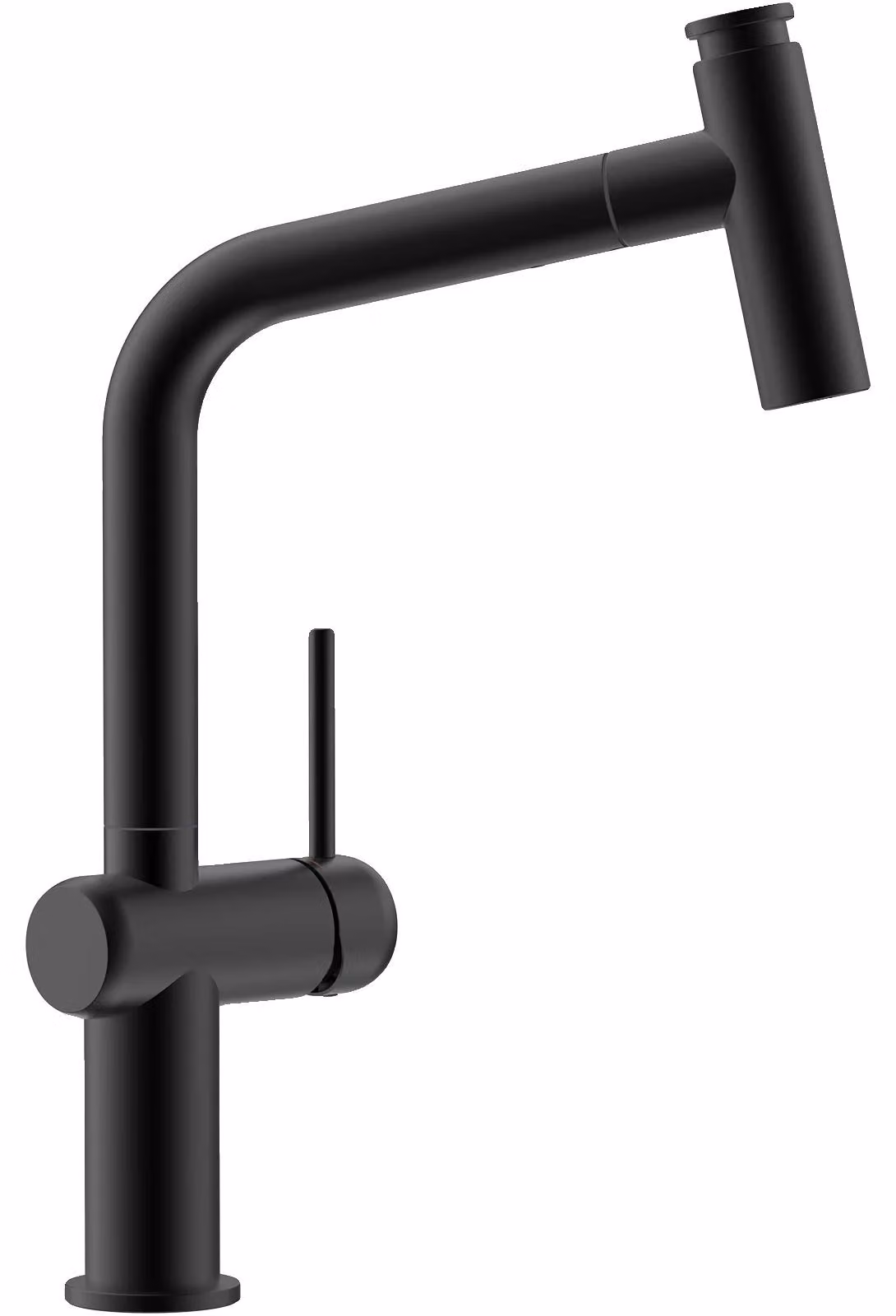 Rubinetto da cucina, alta pressione, rotazione a 360°, colore nero, attacco G3/8