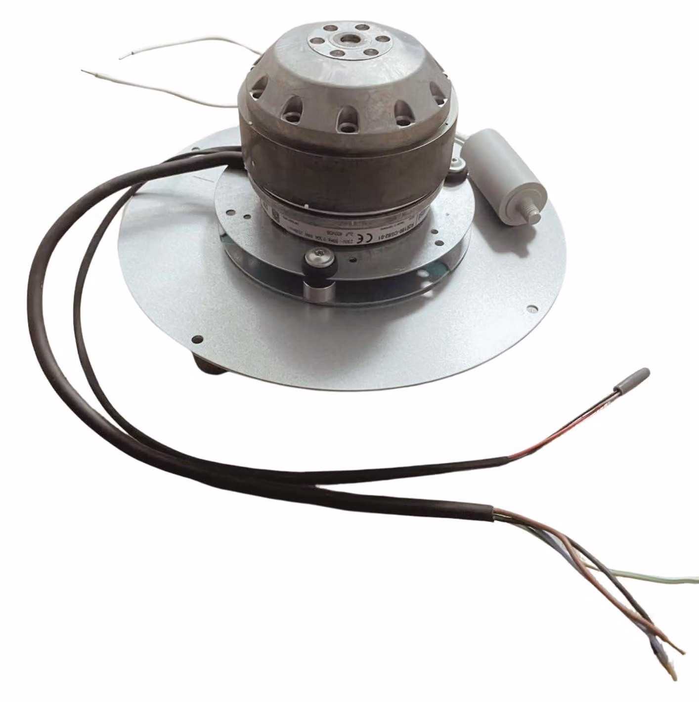 Stufa a pellet Rookafvoer - Potenza: 68 Watt - Diametro ventola: 180 mm - Materiale: acciaio