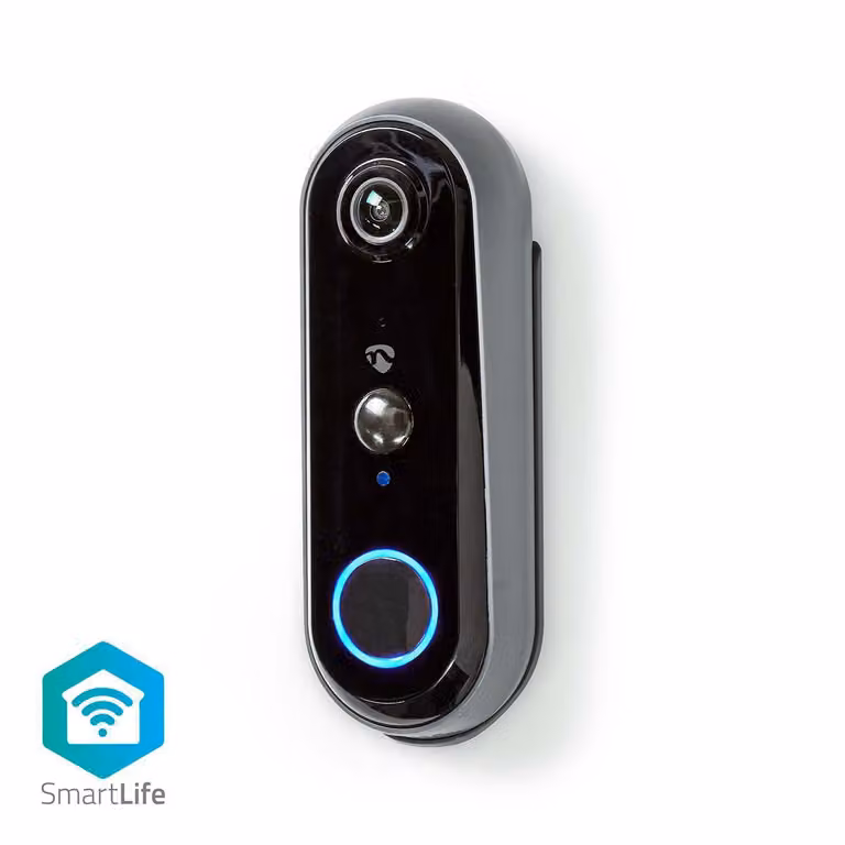 NEDIS Video-Türsprechanlage WLAN Batt And/iOS FHD IP54 Bewegungss WIFICDP20GY