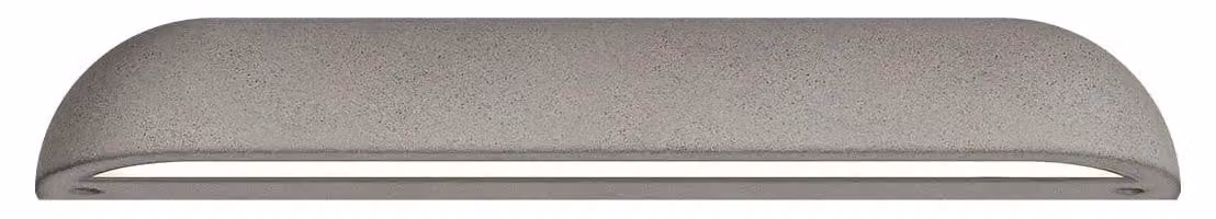 Redo Outdoor URON AP LED – larghezza 42 cm, profondità 6,5 cm – grigio scuro, 3000K