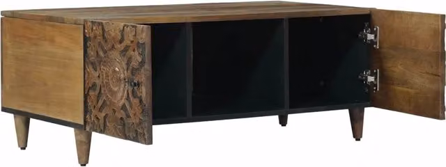 Tavolino da salotto | Tavolino da caff¨¨ | Tavolino da Soggiorno Marrone 100 x 54 x 40 cm