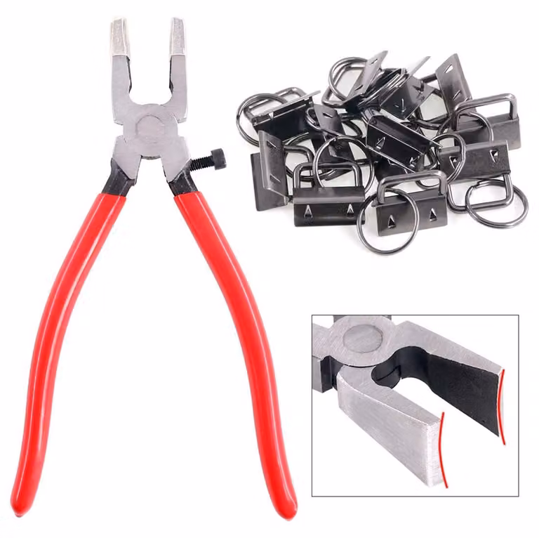 Set di chiavi a bussola da 32 pezzi, di 1 pollice (25 mm), con pinza a chiave e pinza per vetri, impugnature in gomma, per