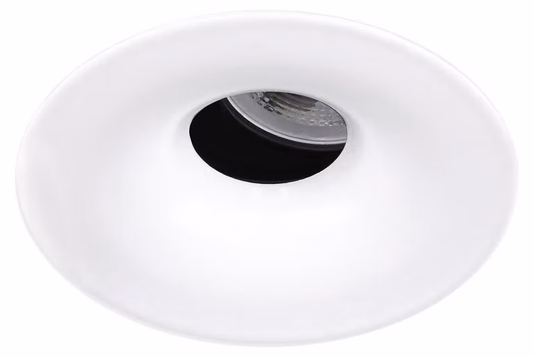 LedsC4 Plafoniera LED regolabile, 300 lumen, 2700K, alluminio bianco. Illuminazione moderna per casa e ufficio, design elegante e funzionale, serie Play Soft Mini Round