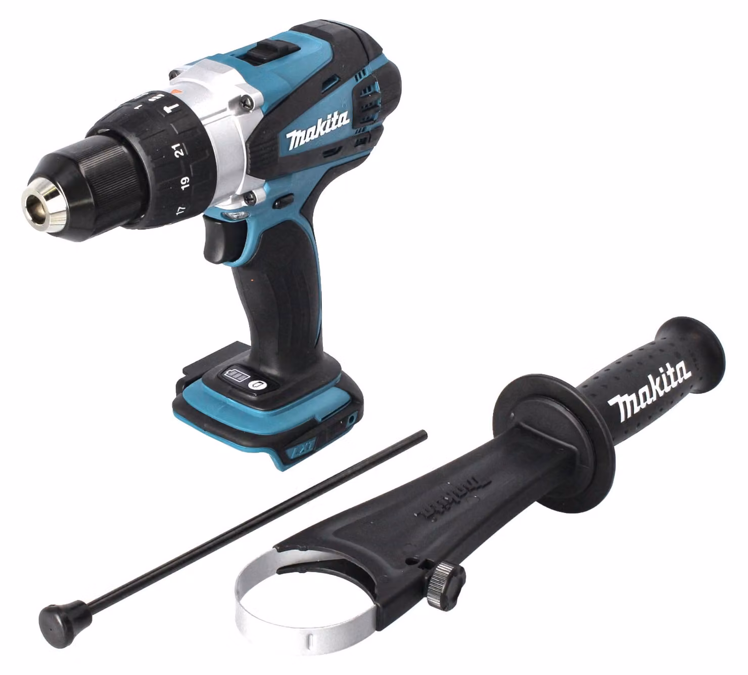 Trapano a percussione a batteria Makita DHP 458 Z 18 V 91 Nm solo - senza batteria, senza caricabatterie