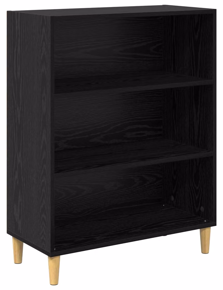 Credenza Rovere Nero 69,5 x 32,5 x 90 cm Legno multistrato