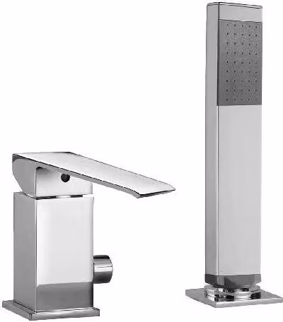 Paffoni Level - Miscelatore per bordo vasca, installazione a 2 fori, cromo LES041CR