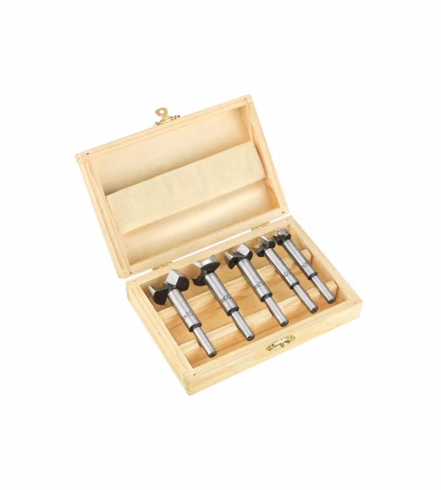 Set punte Forstner per legno 5 pz.