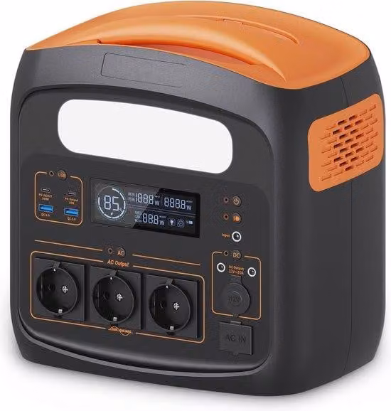 Generatore solare portatile da 1200 W e 1102,5 Wh - Caricabatterie rapido con onda sinusoidale pura e diverse porte