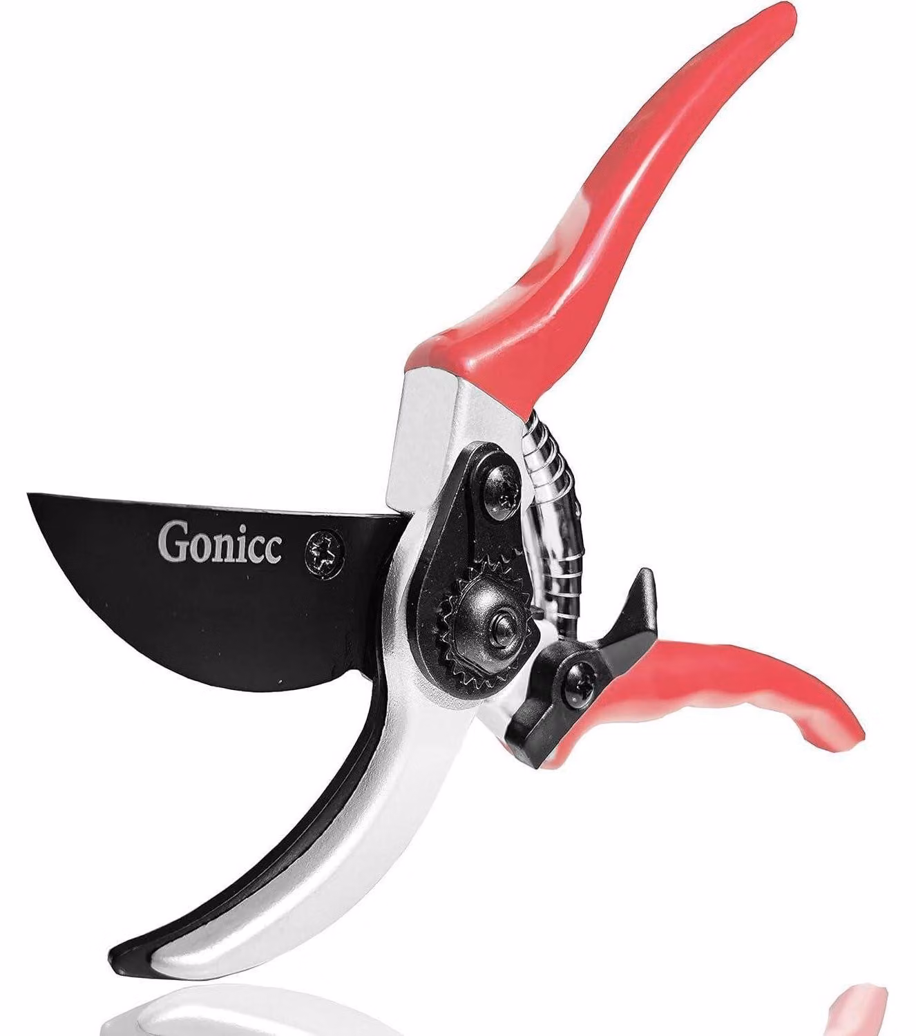 Forbice da giardino a bypass, modello SK5, acciaio con rivestimento in teflon, colore rosso, codice prodotto GPPS-1002