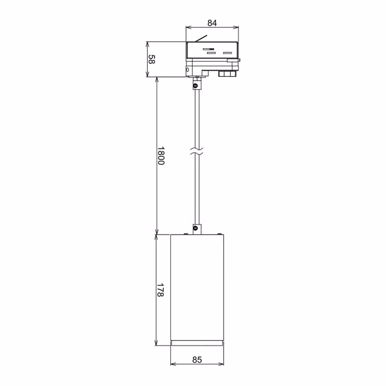 Deko-Light Lampada LED a sospensione Lucea 3 fasi, 20 W, bianca Lucea, dimmerabile, Bianco / Opale, Corridoio, Alluminio, Moderno