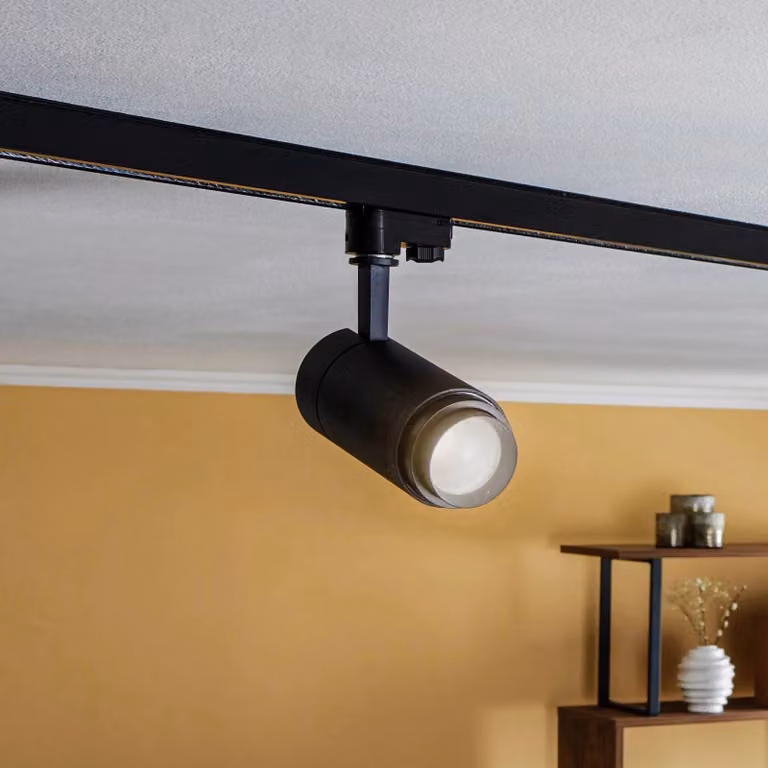 Arcchio Nanna LED track spot nero 4000K 21W, Nero, Studio / Ufficio, Alluminio