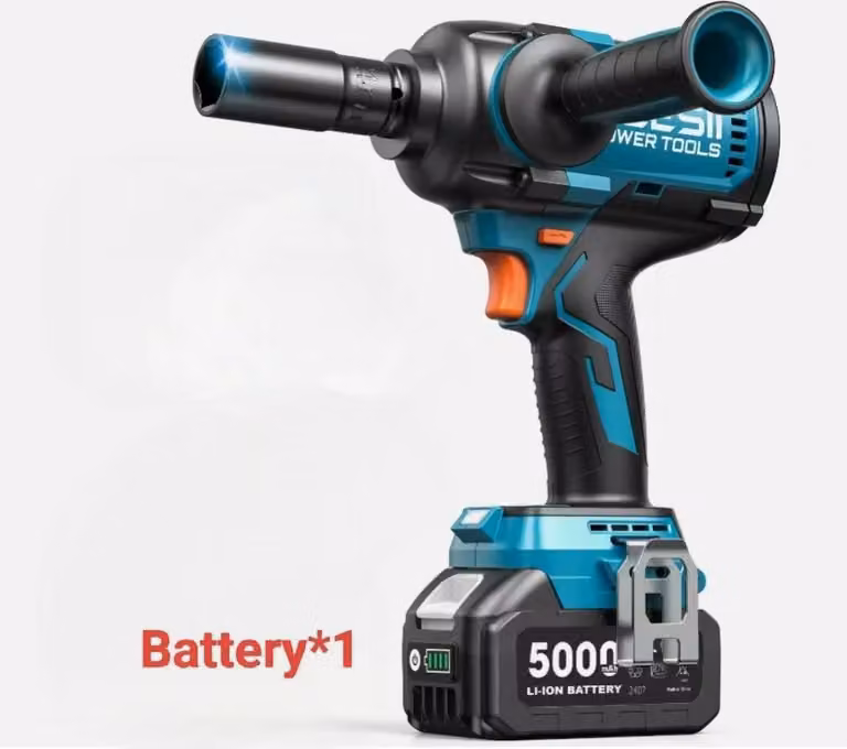 Avvitatore a impulsi - WH1-16 Ultra Pro - 1600 Nm - 3 velocità - Attacco quadrato da 1,27 cm - Motore brushless - Luce LED - 1 batteria