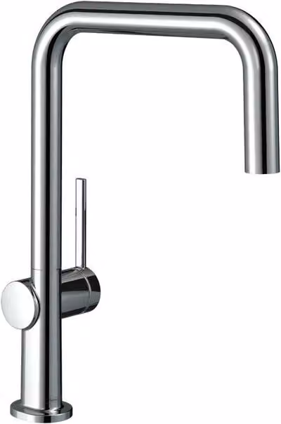 Rubinetto da cucina fisso a U Talis M54 argento cromato lucido HANSGROHE