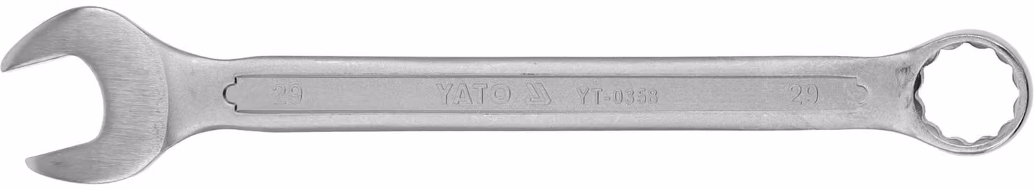 Chiave a bussola con testa esagonale, 29 mm, con finitura lucida