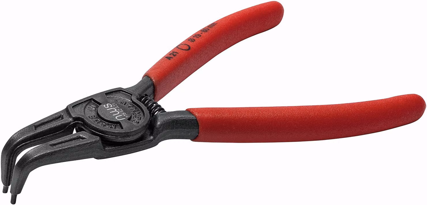 NWS-175B-62-A31 - Pinze per anelli di sicurezza curvi esterni tipo A31 (Ø 40-100 mm)