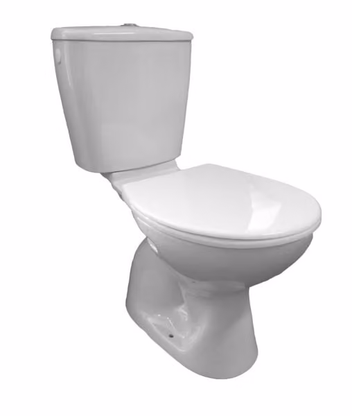 Aqualine Miguel - WC combinato, scarico inferiore, bianco LC2258