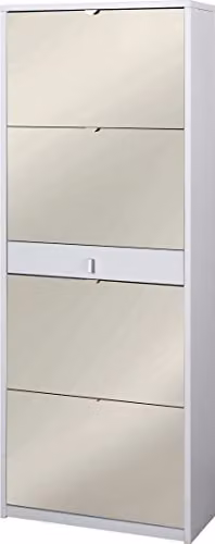 Sarmog Kit SCARPIERA Specchio Ante A RIBALTA H164 L63 P29 Cm Finitura Bianco Fiammato Sk569spk