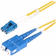 Cavo in fibra ottica duplex monomodale OS2 Startech.Com, colori giallo e blu, lunghezza 2 m