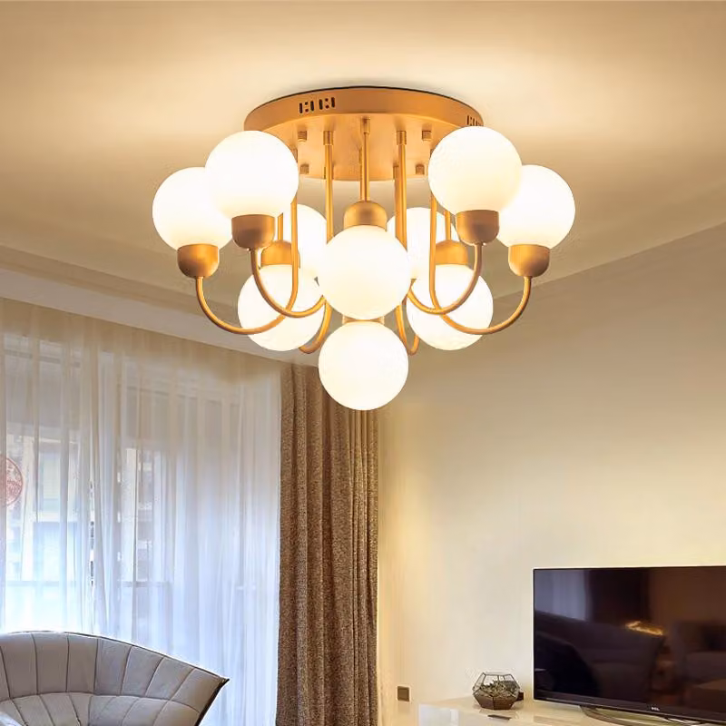 Plafoniera XW818-10 Presa E14 Lampada da soffitto Nuovo lampadario Plafoniera a sospensione
