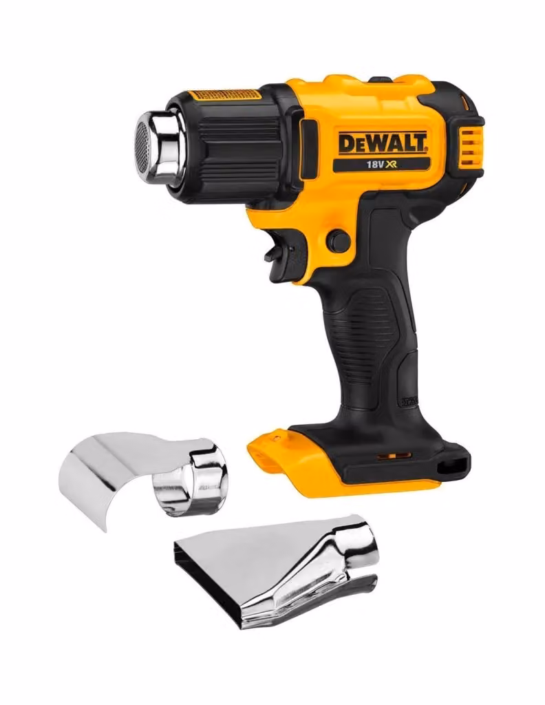Pistola Termica DeWalt DCE530D2-SK Gialla con 2 Batterie Ricaricabili da 2,0 Ah e Caricabatterie DCB1104 – 2