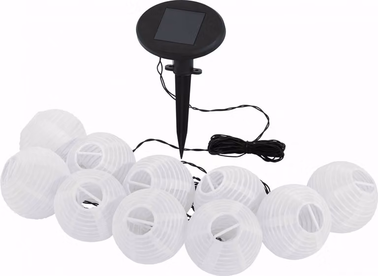 EGLO SOLAR, Illuminazione da esterno interrata, Nero, Carta, Plastica, IP20, Classe III, Bianco