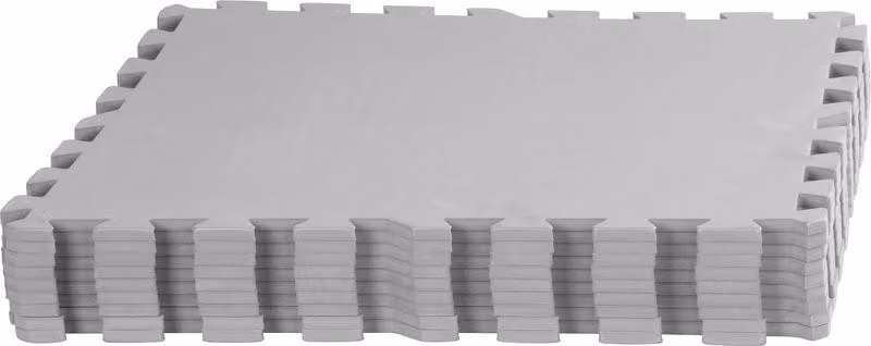 Tappetino EVA MT508, 500x500x8 mm, grigio, conf. 9 pz, per piscina, STRONG