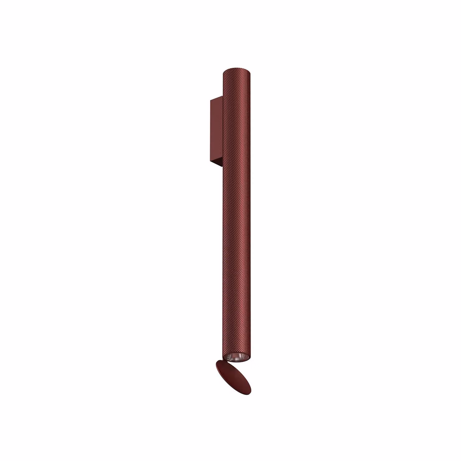 Flos - Flauta H500 Spiga - Lampada da parete o soffitto - Rosso Rubino