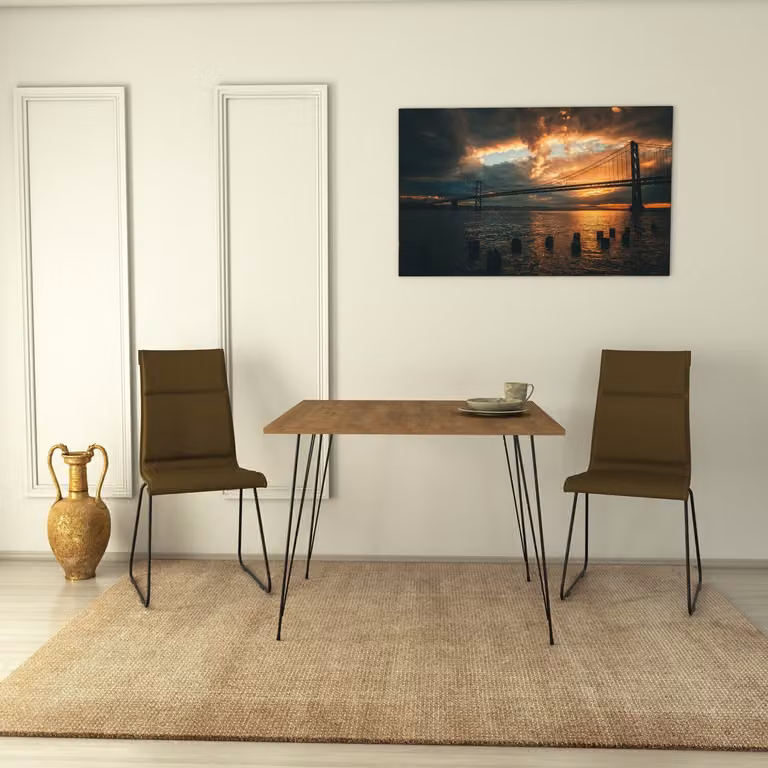 Skye Decor, Sandalf Square - Rovere caucasico, Tavoli, Rovere caucasico, 90 x 75 x 90 cm