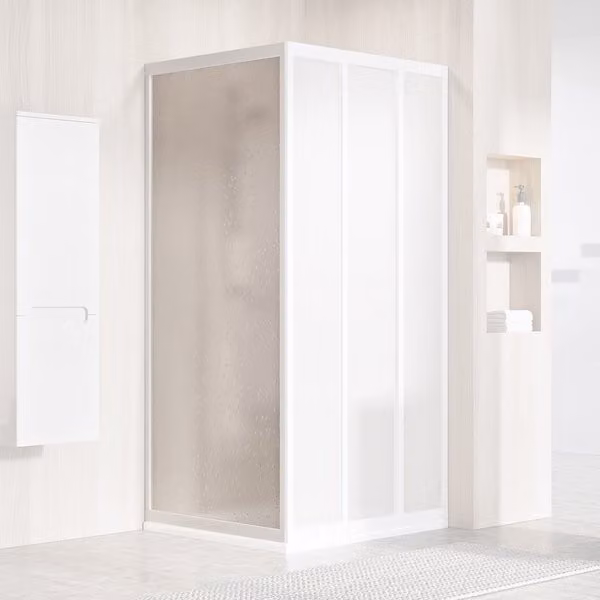 Schermo doccia per porta doccia RAVAK Supernova APSS-75 198 bianco+perla 940301R211