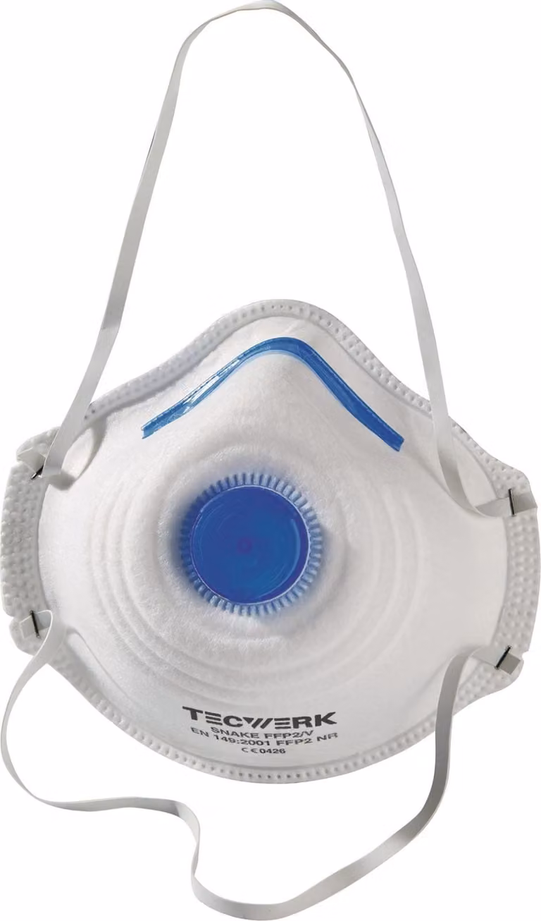 Maschera respiratoria Snake FFP2 / V / NR con valvola di espirazione