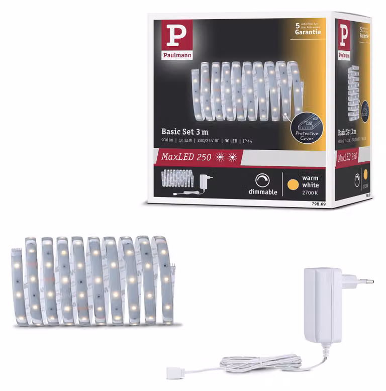 Paulmann MaxLED 250: Kit base a LED, luce bianca calda
