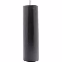Set di mobili in legno impilabile - composto da 4 elementi - altezza 20 cm - verniciato di nero